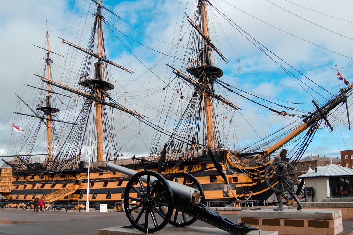 Passage Through Portsmouths Historic Dockyard