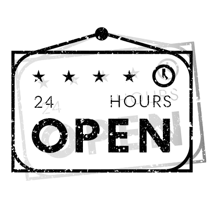 24 hour room service